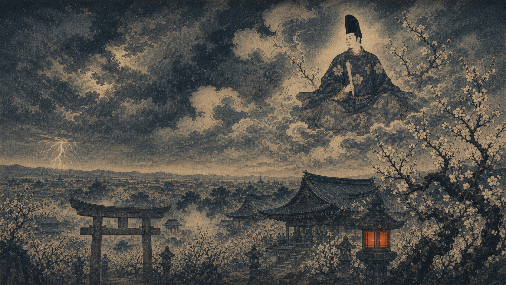 Sugawara no Michizane panorama